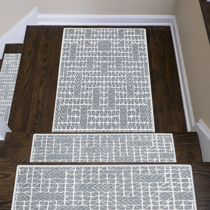 Tapis d'entrée antidérapant Matsumura 36 po x 24 po, gris