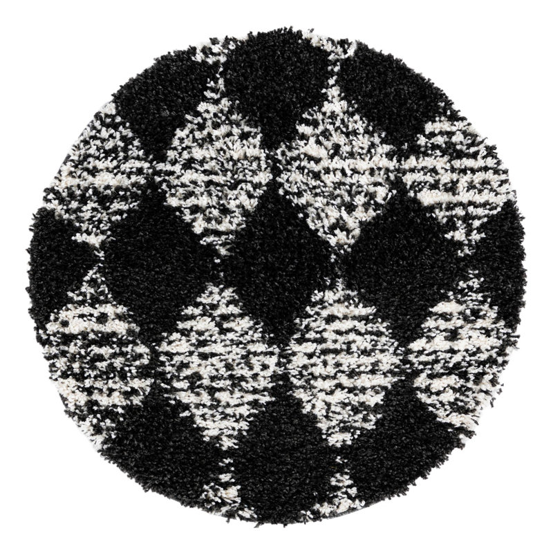 Rodney Geometric Indoor Rug, Round 3'3"