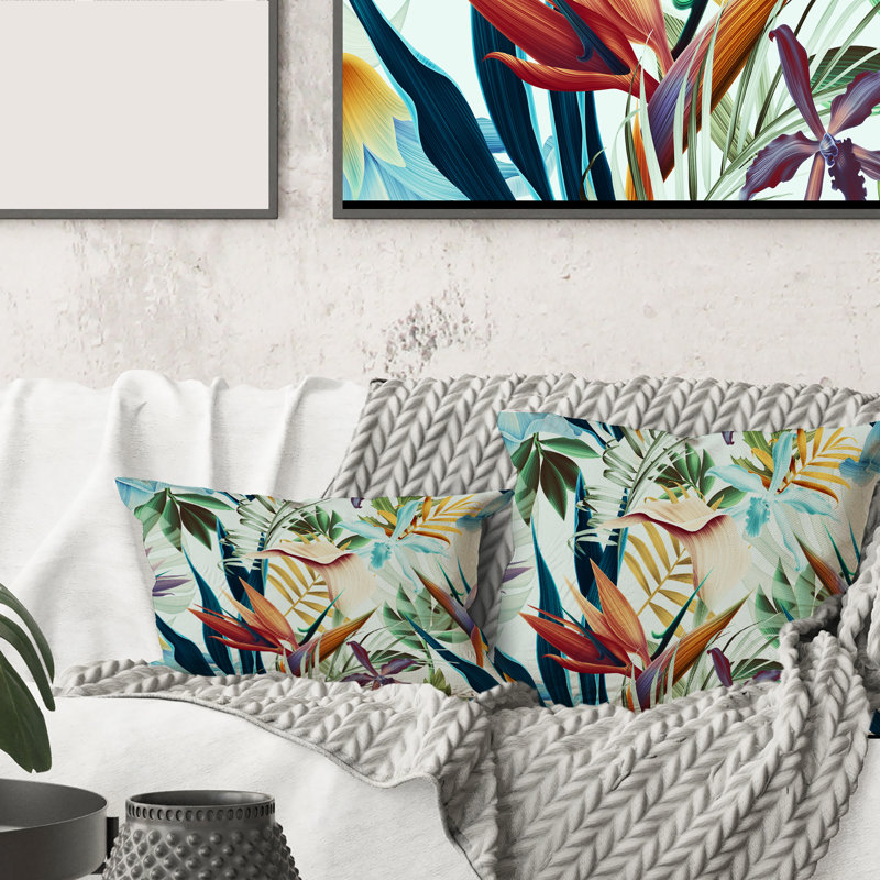 Floral Throw Pillow