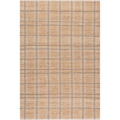 Oscar Plaid Jute Area Rug