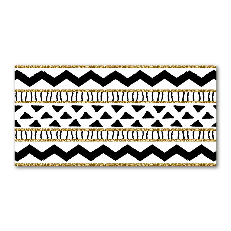 Ethnic Background - Wrapped Canvas Print