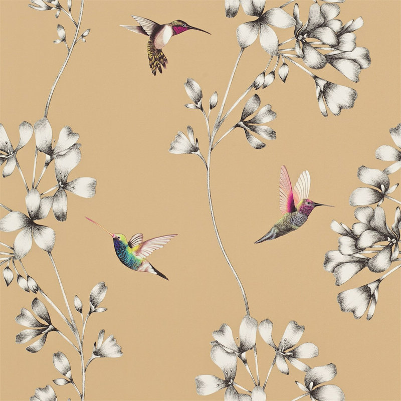 Amazilia 10.05m x 68.6cm Wallpaper Roll, Bronze