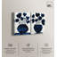 Ensemble de décorations murales à motif floral sur toile, collection Deep Indigo, par Art Remedy, 30 x 45-129627935-129627947