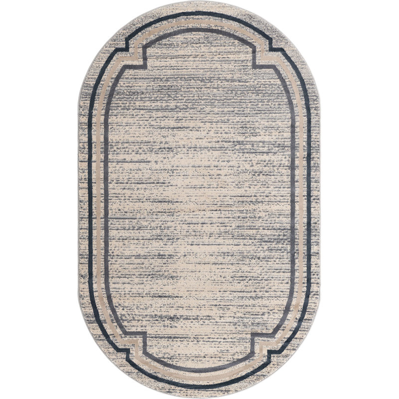 Oriental Indoor Rug, Oval 5' x 8'