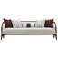 Houston Sofa - Pebble/Walnut