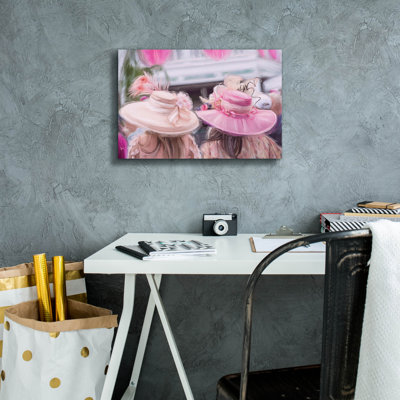 'Off To The Races' by Ashley Bradley Canvas Wall Art
