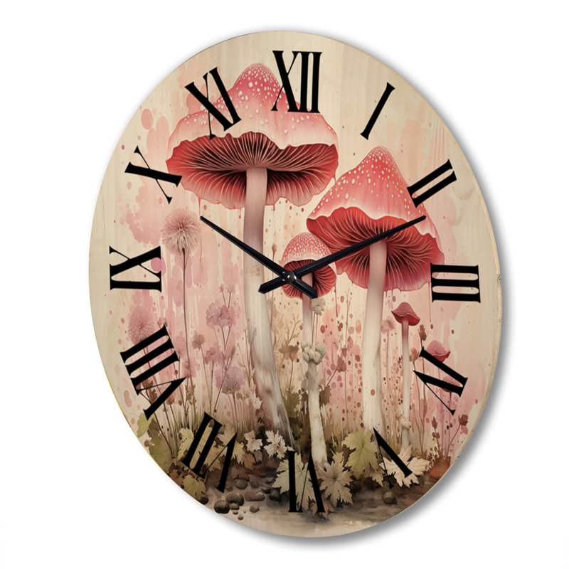 Très grande horloge murale en bois, Très grand