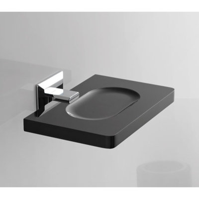 Porte-savon mural en plexiglas Grip