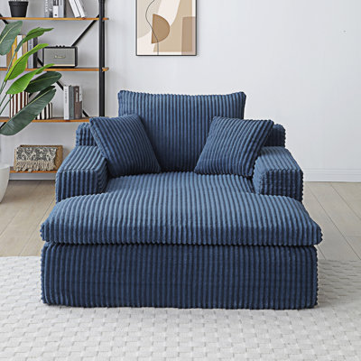 Upholstered Sofa Bed Chaise Lounge Chair