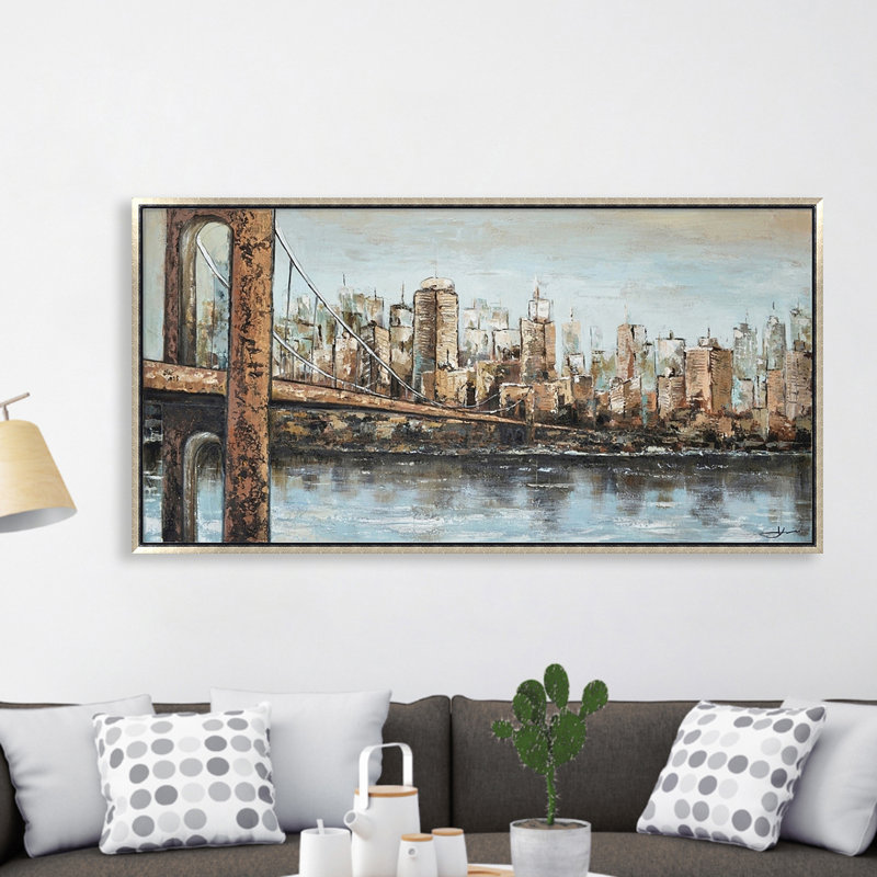 « new york cityscape »-« floater », reproduction d’art sur toile