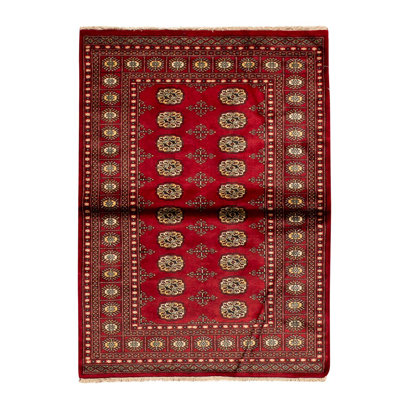 Tapis rouge noué à la main de haute qualité