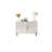 Chic Shell-Accented Cabinet With Star Handles 47.24'' Sideboard