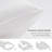 Satin Pillowcase Set of 2, 300 Thread Count,GentleSoft™️,GentleSoft™️-128738300-128738304