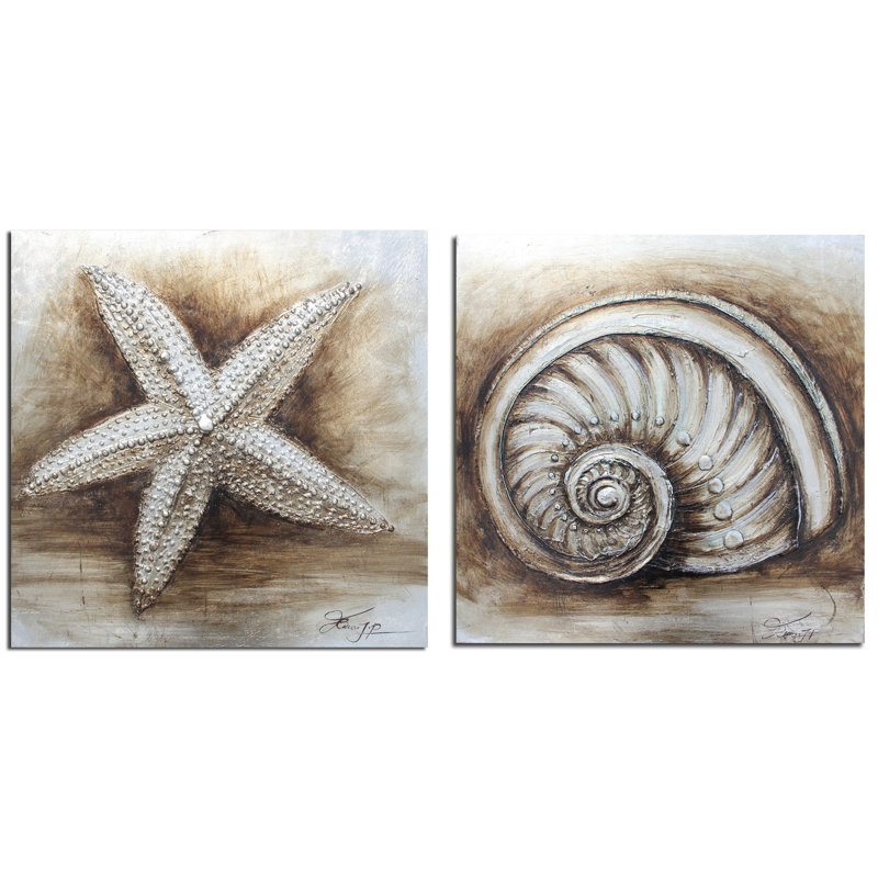 Ensemble de 2 reproductions d'art
