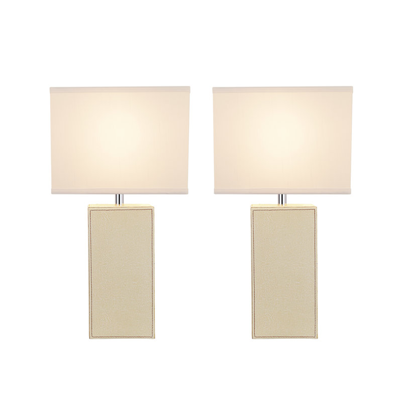 Lampe de table 21,25 po Groover, Ivoire