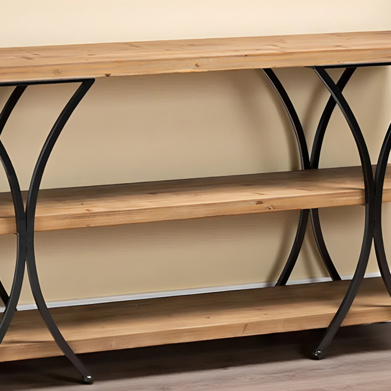 Console de style européen, H 31,5 po x l 63 po x P 11,8 po