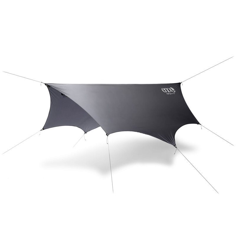 Charcoal Grey 22oz Ripstop Nylon Waterproof Rain Tarp