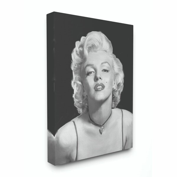 Winston Porter Marilyn Monroe Black And White Portrait Illustration ...