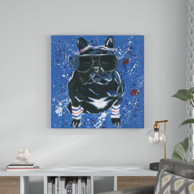 Dapper Animal III by Jennifer Rutledge - Wrapped Canvas Painting