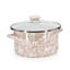 Taupe Swirl 6 qt Stock Pot