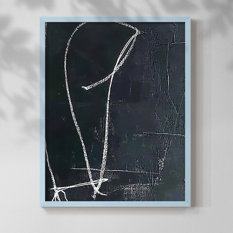 "ABSTRACT Series DCV III" par J Paul, H 29 po x l 23 po, Noyer