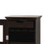 Armoire à vin moderne avec porte en verre à trois couches, avec tiroir et support à vin en forme de X, pour le salon, la cuisine, la salle à manger, le bar