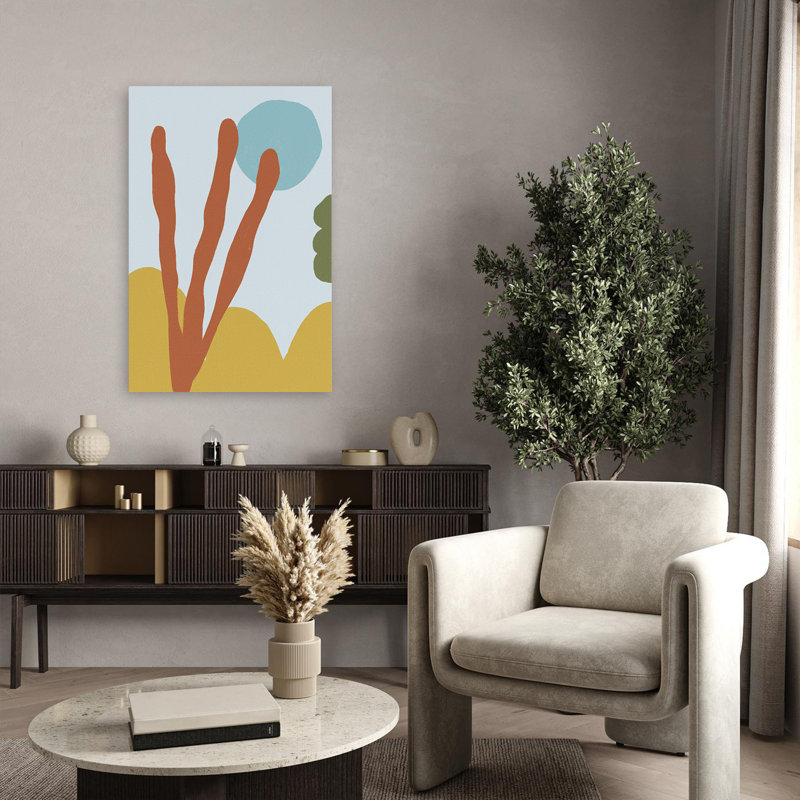 Desert Walk No. 1 - Art contemporain, plantes grasses et nature morte, plantes succulentes et cactus, H 36 po x l 24 po