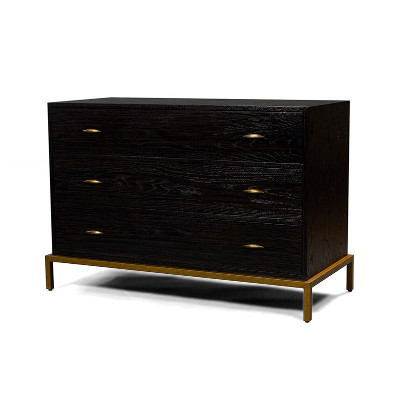Felix Chest, Black Stained Oak