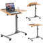 Adjustable Metal Base Computer Desk
