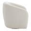 Chaise Étienne avec pivot, lin beige-1860587497