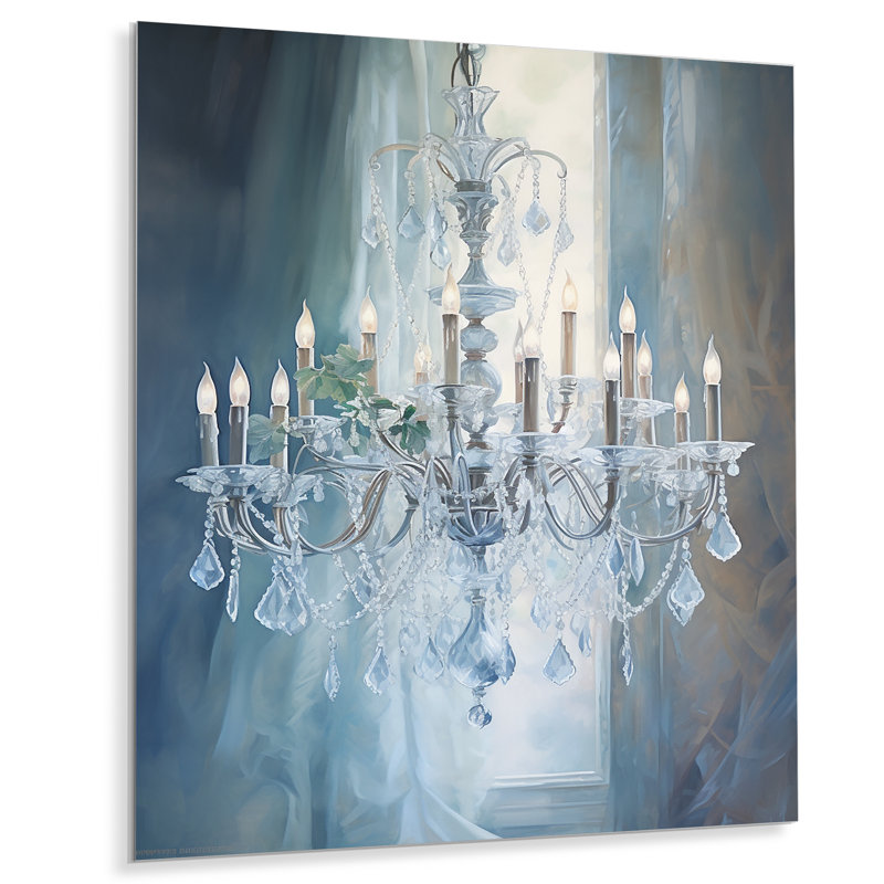 " Chandelier Soothing Serenade II ", 32" H x 24" W x 1" D