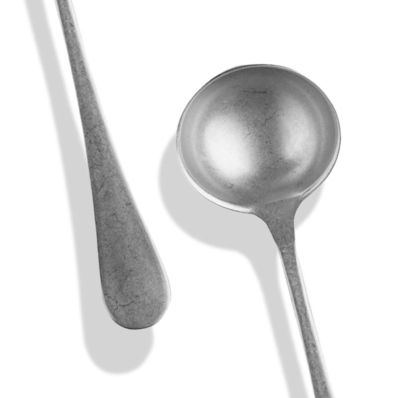 Ensemble de service complet 7 pièces rétro, Argent