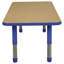 Table rectangulaire d'activités en T avec moulures totales réglables-109512145-109512148-109512140