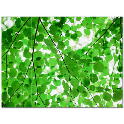 Panneau décoratif en céramique satinée 12 po x 12 po