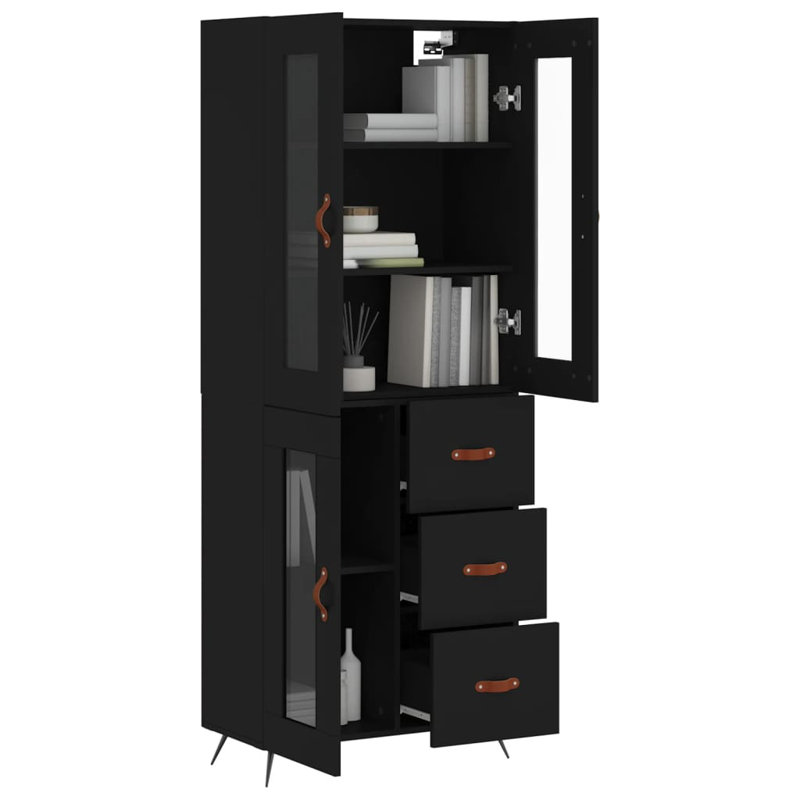 Coveney 69.5cm Sideboard, Black