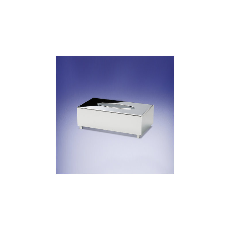 Tissue Box Cover, Chrome