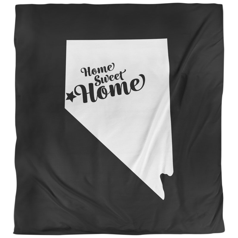 Housse de couette reno doux, Housse de couette pour lit simple, Noir, Microfibre