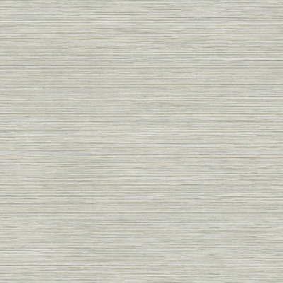 Stacked Bamboo Off-White Stripe Wallpaper