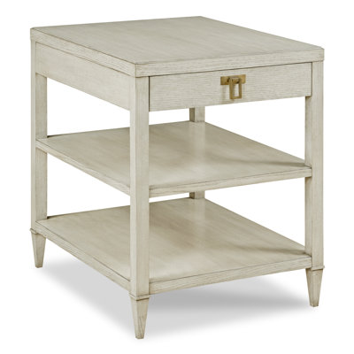 Lianna Solid Wood End Table with Storage