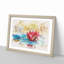 Pink Water Lily Flower - Picture Frame Painting Print-56734306-56734303