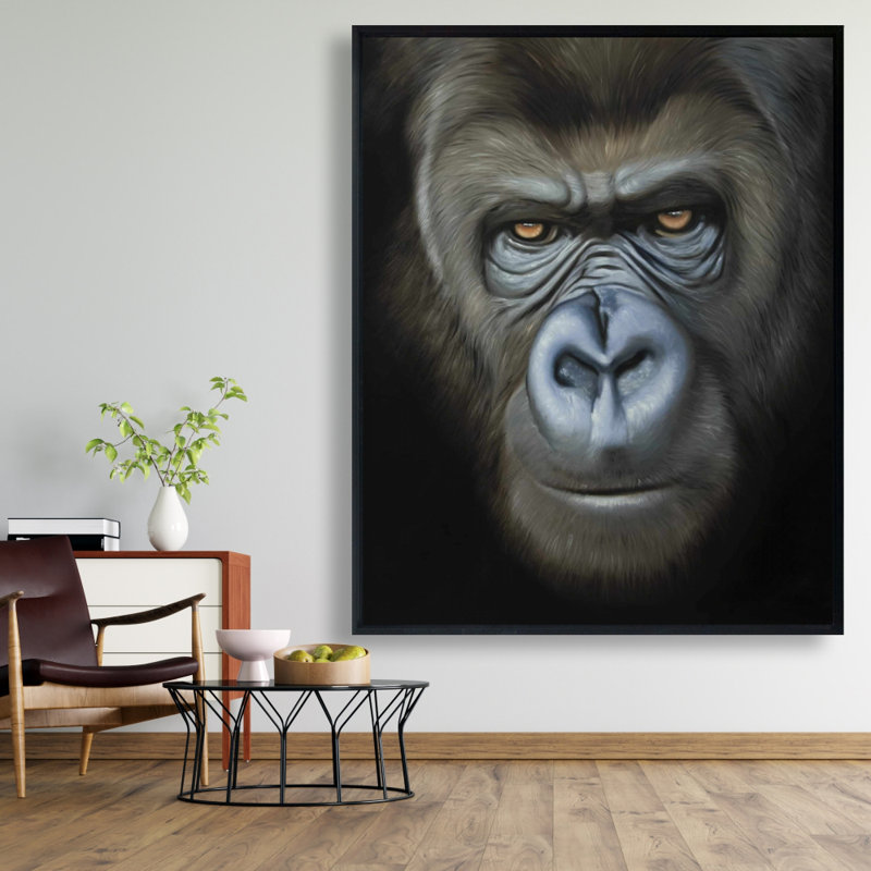 " Gorilla Face ", 60" H x 48" W
