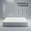 Matelas à ressorts ensachés simple 9 po dans une boîte, avec soulagement de la pression et transfert de mouvement bas, blanc moderne-2023672466