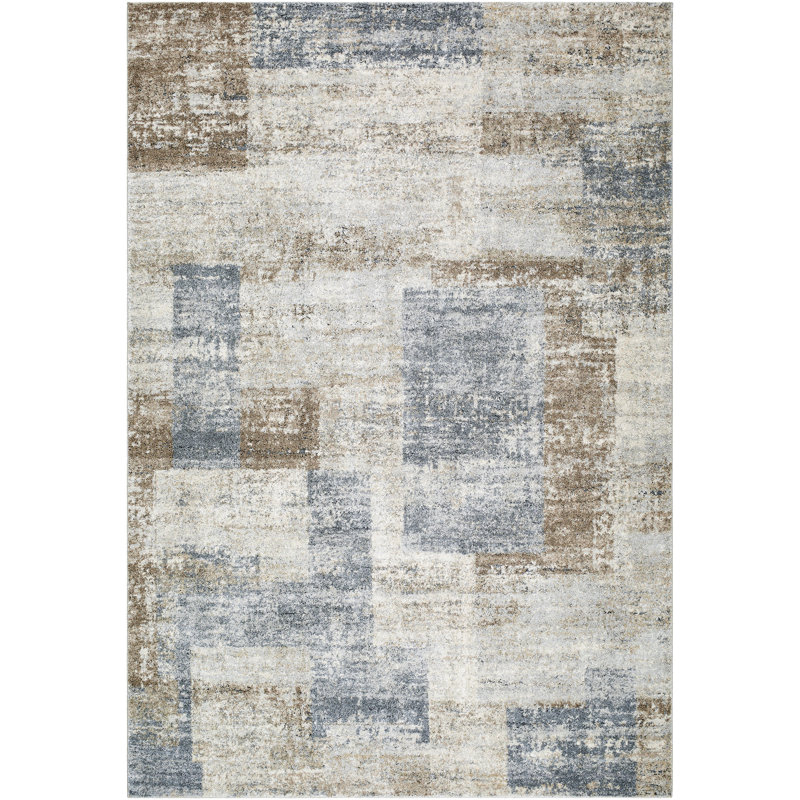 Puccio Abstract Indoor Rug, Rectangle 6'7" x 9'2"