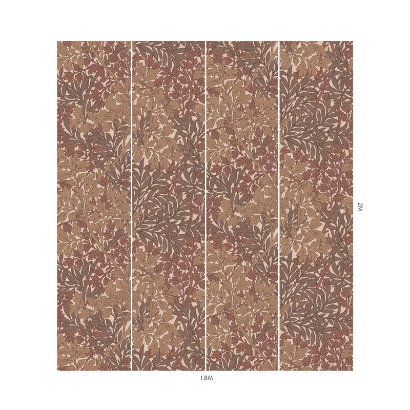FOLIAGE Magna Wallpaper  - Earth 9'10" - full height wallpaper