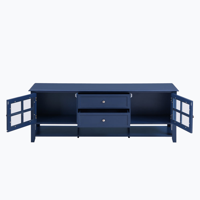 Chloa 2 - Door Accent Cabinet, Blue