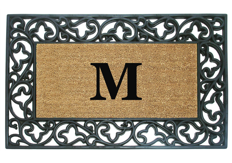 Non-Slip Floral Doormat, Yes