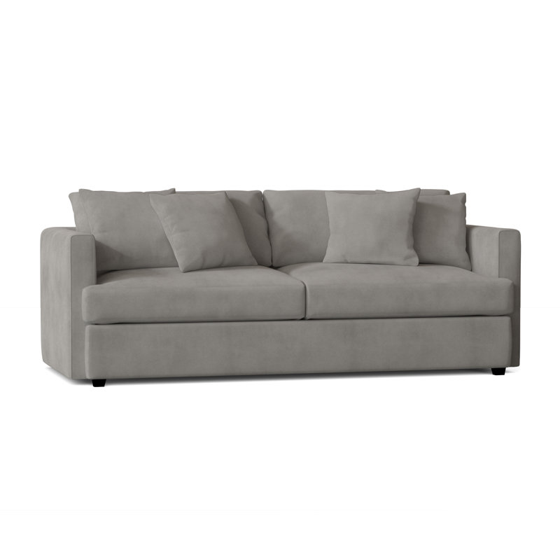Mckenzie Upholstered 93'' Sofa, Bulldozer Lightning