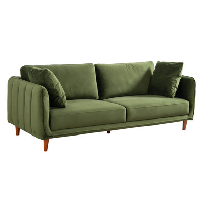 River 83” Velvet Sofa