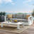 Modway Tahoe Outdoor Patio Powder-Coated Aluminum 2-Piece Set-67492384-67492383
