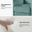 Fauteuil inclinable Amaurie Tacho avec dossier capitonné-1226636060